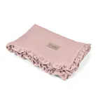 Albero Mio, kocyk z falbanką, róż, 80-100 cm