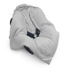 Albero Mio, otulacz muślinowy do fotelika, ocieplany, popiel