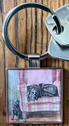 Alex Clark, brelok do kluczy, Psy Sophie&Scarlett