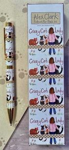 Alex Clark, długopis, Crazy Cat Lady Kociara