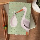 Alex Clark, karnet narodziny, bocian