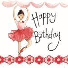 Alex Clark, karnet urodzinowy, baletnica