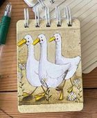 Alex Clark, kołonotes A7, Gęsi, 1 szt.