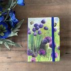 Alex Clark, notatnik z gumką, Kwiaty czosnku, 1 szt.