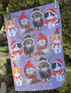 Alex Clark, ręcznik kuchenny, Świąteczne koty Święta