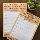 Alex Clark, tygodniowy planer, A4, 60 kartek, Świnki morskie