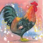 Alex, podkładka pod kubek, Kura Welsummer