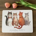 Alex, podkładka pod talerz, 4 koty