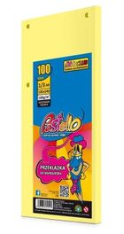 Alfa Pastello, przekładka do segregatora, 1/3 A4, 100 kartek, IT160 żółta