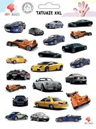 All4kids, auta, samochody, tatuaże zmywalne, XXL