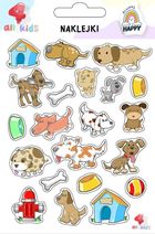 All4Kids, naklejki, Co robi pies