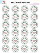 All4Kids, naklejki, Wesołych Świąt, A4