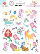 All4kids, tatuaże zmywalne, jednorożce, XXL