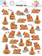 All4kids, tatuaże zmywalne XXL, kapibara
