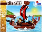 Alleblox, Pirat, klocki konstrukcyjne, 204 elementy