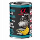 Alpha Spirit, sardynka/banan, mokra karma dla psa, 400g