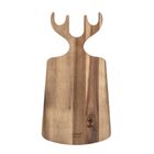 Altom Design, deska akacjowa poroże renifera, 34-18-1 cm