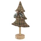 Altom Design, figurka drewniana choinka, 13-7-23.5 cm, kratka