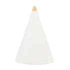 Altom Design, figurka porcelanowa choinka ze złotem, 7-7-10 cm