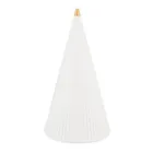 Altom Design, figurka porcelanowa choinka ze złotem, 8-8-15 cm