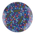 Altom Design, Folk, talerz deserowy, 20 cm, granatowy