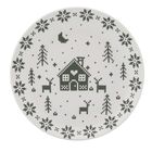 Altom Design, Grenlandia, talerz deserowy nbc, 20 cm, zielony