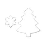 Altom Design, komplet 2 wykrawaczy: choinka, gwiazdka