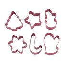 Altom Design, komplet 6 wykrawaczy nierdzewnych, Christmas Cookies