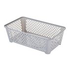 Altom Design, koszyk, 24,5-14,5-8 cm, szary