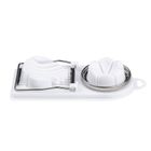 Altom Design, krajacz do jaj, podwójny, biały, 19-8,5-3,5 cm