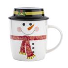 Altom Design, kubek bałwanek z pokrywką, 400 ml