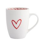 Altom Design, kubek baryłka nbc, 340 ml, heart