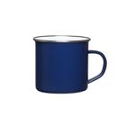 Altom Design, kubek emaliowany, granatowy, 9 cm, 500 ml