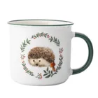 Altom Design, kubek z wywiniętym rantem, jeżyk, 400 ml