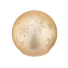 Altom Design, kula LED z timerem, gwiazdki, złoty, średnica 12 cm