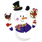 Altom Design, magnes na lodówkę, 38-38 cm, bałwan