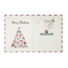 Altom Design, mata stołowa prostokątna, 28-43 cm, Xmas postcard