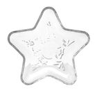 Altom Design, patera szklana, gwiazdka, 21-21-2,5 cm