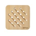 Altom Design, podstawka pod garnek, bambusowa, 16,5-16,5-0,8 cm