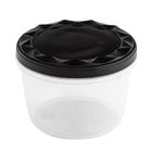 Altom Design, pojemnik z zakręcaną pokrywą, 0,6l, czarny