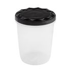 Altom Design, pojemnik z zakręcaną pokrywą, 1l, czarny