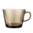 Altom Design, Selena, kubek szklany, 410 ml, bursztynowy