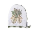 Altom Design, świąteczne drzewko, chwytak kuchenny, 13-16 cm, 100% bawełna, wianek rękawiczki