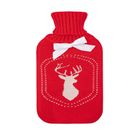 Altom Design, termofor w sweterku, 1.8l, renifer, czerwony