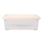 Altom Design, Tontarelli, Combi box, pojemnik do przechowywania, 26,2-17xh9,6 cm, 2.5l, z pokrywą Arianna, krem