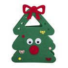 Altom Design, torebka prezentowa filcowa choinka, 19,5-8-23,5 cm