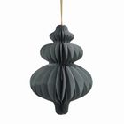 Altom Design, zawieszka papierowa bombka 3D, 10-10 cm, szałwiowa