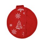 Altom Design, zimowa choinka łapka kuchenna śr., 18 cm, 100% bawełna