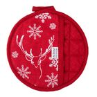 Altom Design, Zimowe marzenia, łapka kuchenna, średnica 18 cm, 100% bawełna