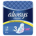 Always, Classic Night, podpaski ze skrzydełkami, 8 szt.